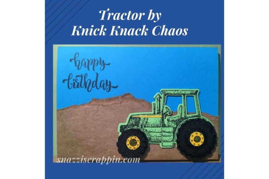 John Deere Tractor Card by Knick Knack Chaos