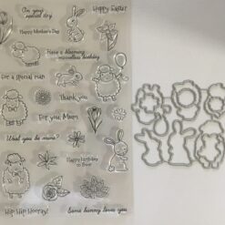 Sheep & Bunnies – stamp & die set