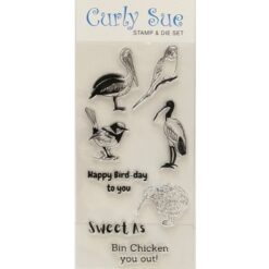 Aussie Birds 2 + Kiwi – stamp & die set