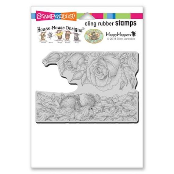 Stampendous House Mouse Cling Stamp - Rose Nap