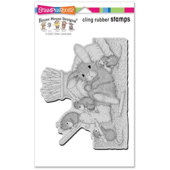 Stampendous House Mouse Cling Stamp - Cast Signing