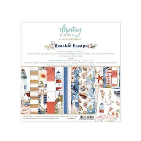 Pre-Order - Mintay - Seaside Escape - Paper pad 6" x 6"