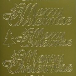 Merry Christmas 9 - Gold