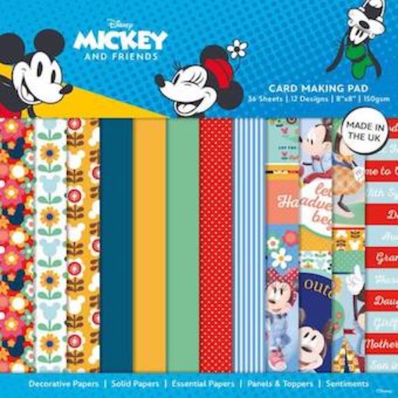 Disney - Mickey & Minnie Mouse – Card Making Pad
