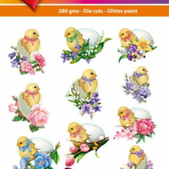 Hearty Crafts Easy 3D Toppers - Easter Chicks