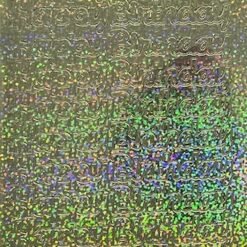 Happy Birthday 6 - Holographic Gold