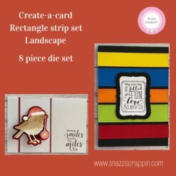 Create-a-card - Rectangle Strip set - Landscape