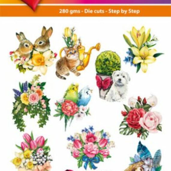 Hearty Crafts Easy 3D Toppers - Spring Feelings