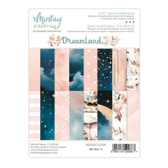 Pre-Order - Mintay Dreamland 6" x 8" Add on paper pad - Due Mid May