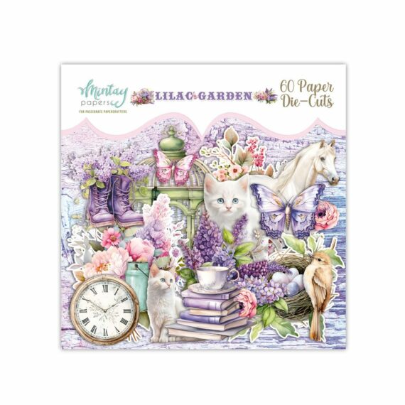 Pre-Order - Mintay Lilac Garden Die cuts - Due Mid May