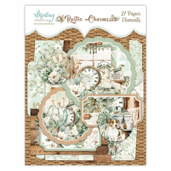 Pre-Order - Mintay Rustic Charms paper elements - Due Mid May