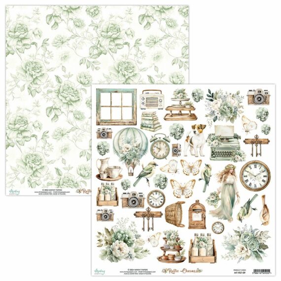 Pre-Order - Mintay Rustic Charms cut apart sheet - Due Mid May