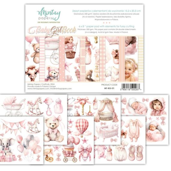 Pre-Order - Mintay Booklets - Baby Girl - Due Mid May