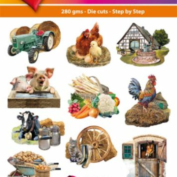 Hearty Crafts Easy 3D Toppers - Farm