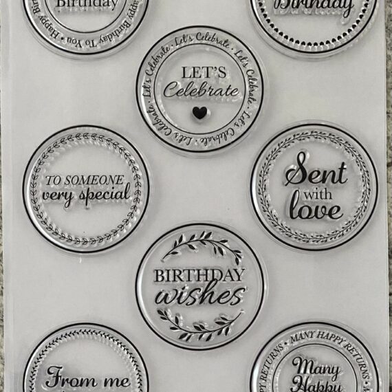 Circle Sentiment Stamp set