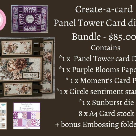 1. Bundle - Create-a-card - Panel Tower card die set