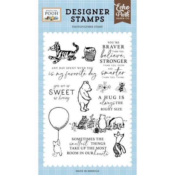 Winnie The Pooh Stamps by Echo Park Paper - Pooh And Friends