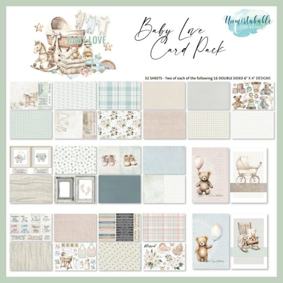 Unmistakable Creations – Baby Love 2024 Card Making Pack
