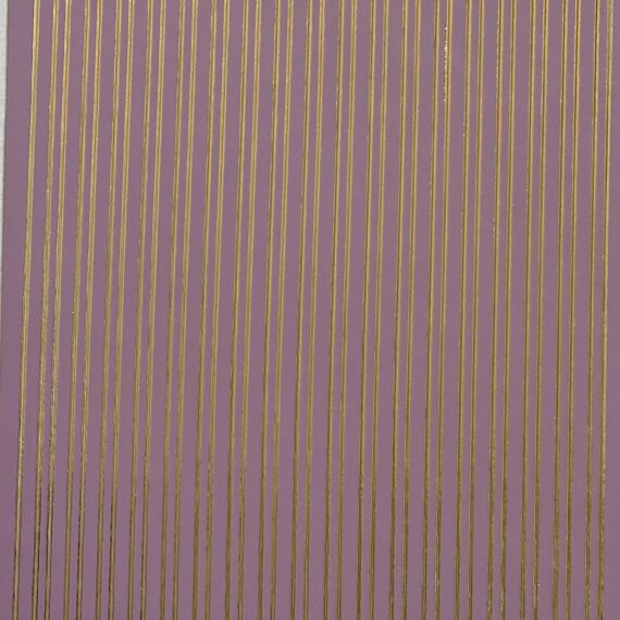 Lines 3 -  Lilac with gold edge