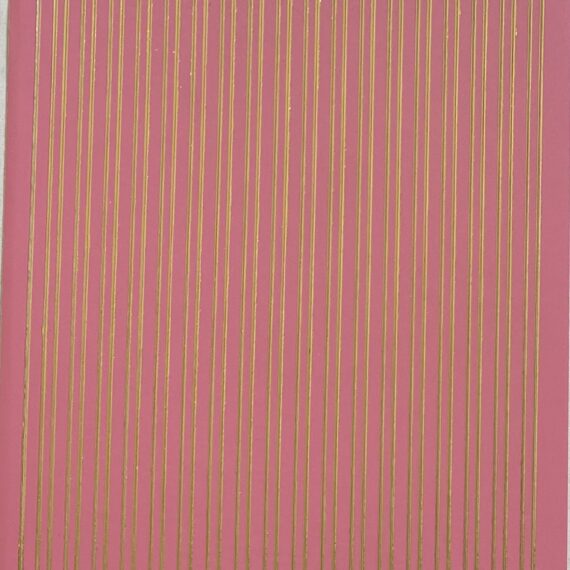 Lines 3 -  Pink with gold edge