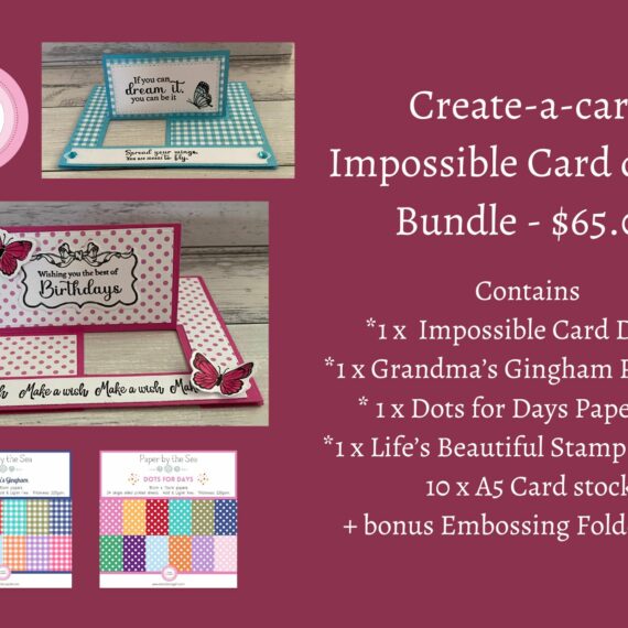 1. Bundle - Create-a-card - Impossible card die set