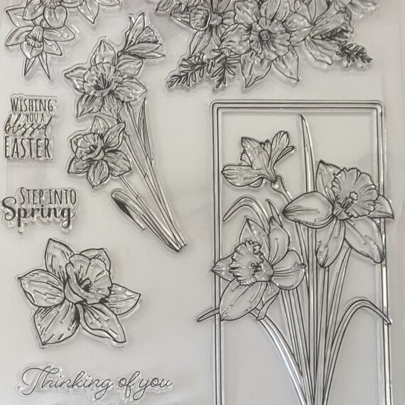 Daffodil stamp and die set