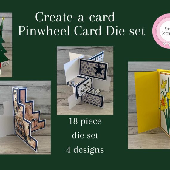 Create-a-card - Pinwheel Card die set