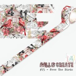 Washi Tape - #75 - Free The Birds
