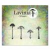 LAV974 - Purple Cap Mushrooms Stamp