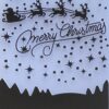 Merry Christmas & Santa Sleigh Embossing Folder