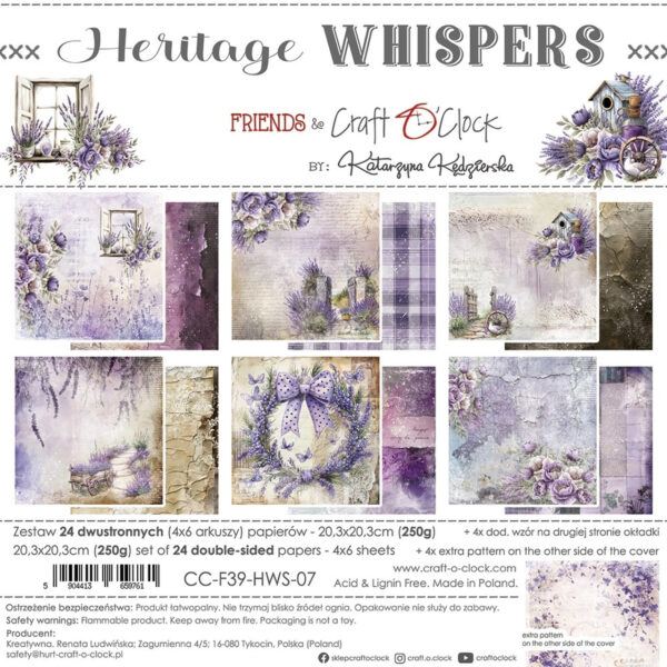 Pre-order - Heritage Whispers 8" x 8" Main Papers - Due Mid July