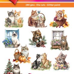 Hearty Crafts Easy 3D Toppers - Seasonal Cats