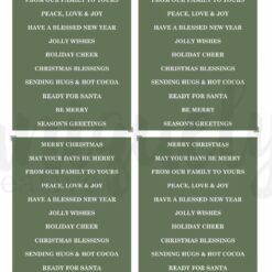 HOME FOR CHRISTMAS CUT-A-PART SHEET MINI