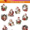 Hearty Crafts Easy 3D Toppers - Santa Claus