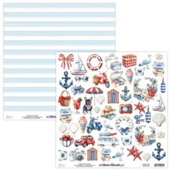 Mintay - Riviera Moments - cut apart sheet