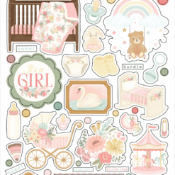 Little Lullabies – Baby Girl Puffy Stickers