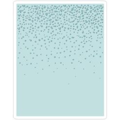 Alternative view of Sizzix Texture Fades Embossing Folder - Snowfall/Speckles By Tim Holtz