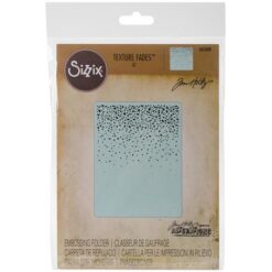 Sizzix Texture Fades Embossing Folder - Snowfall/Speckles By Tim Holtz