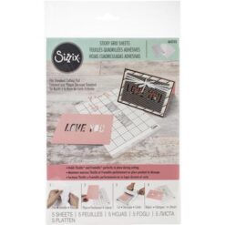 Sizzix Big Shot Sticky Grid 6"X8.5" 5/Pkg