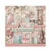 Stamperia Mini Scrapbooking Pad 10 Double Sided Sheets 20.3 x 20.3 cm (8×8) Passion