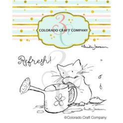 Watering Can Mini stamp set-By Anita Jeram