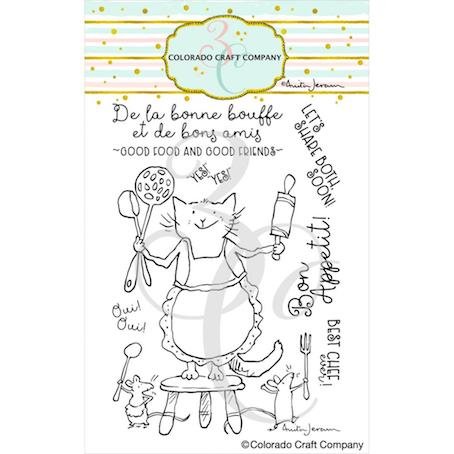 Bon Appetit-By Anita Jeram - Colorado Craft Company Clear Stamps 4"X6"