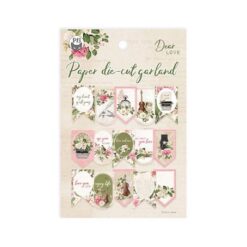 Dear Love Double-Sided Cardstock Die-Cuts 15/Pkg - Garland