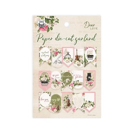 Dear Love Double-Sided Cardstock Die-Cuts 15/Pkg - Garland