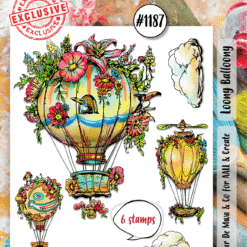 Aall & Create - A6 Stamp Set – Loony Balloony- #1187 - June 2024