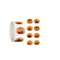 Sticker roll - Halloween Pumpkins 2 - 38mm