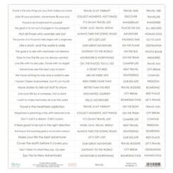 Mintay - Basic Sentiment Sheet - Travel