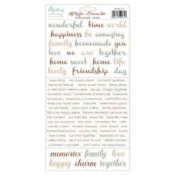 Mintay - Rustic Charms - Paper stickers - Words