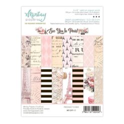 Mintay - See you in Paris - 6" x 8" Add on paper pad