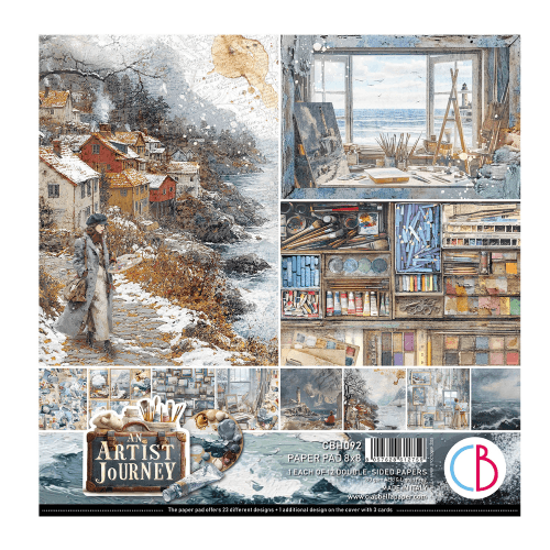Ciao Bella - An Artist Journey Pad 8″x8″ 12/Pkg